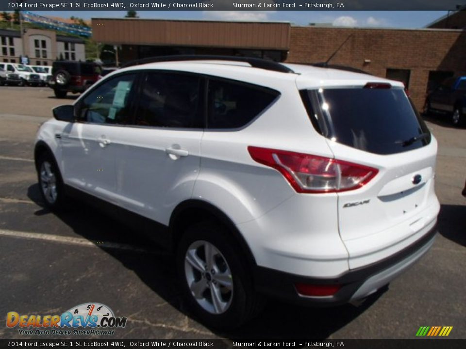 2014 Ford Escape SE 1.6L EcoBoost 4WD Oxford White / Charcoal Black Photo #4