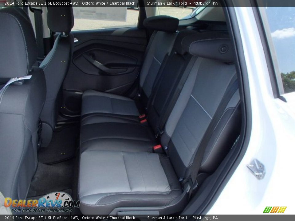 2014 Ford Escape SE 1.6L EcoBoost 4WD Oxford White / Charcoal Black Photo #9