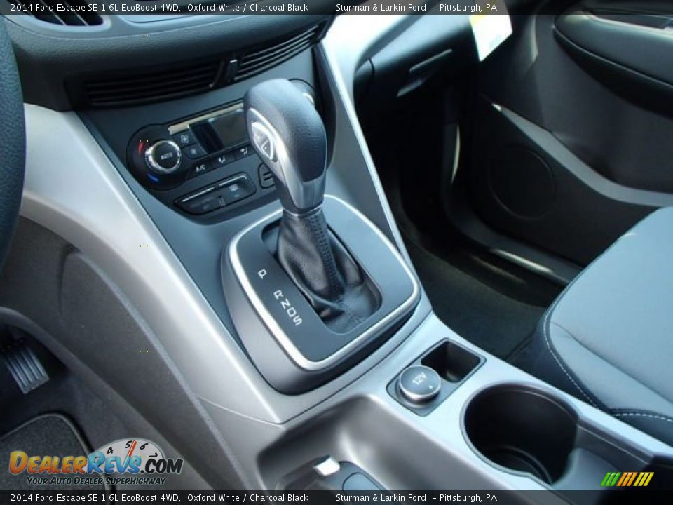 2014 Ford Escape SE 1.6L EcoBoost 4WD Oxford White / Charcoal Black Photo #12