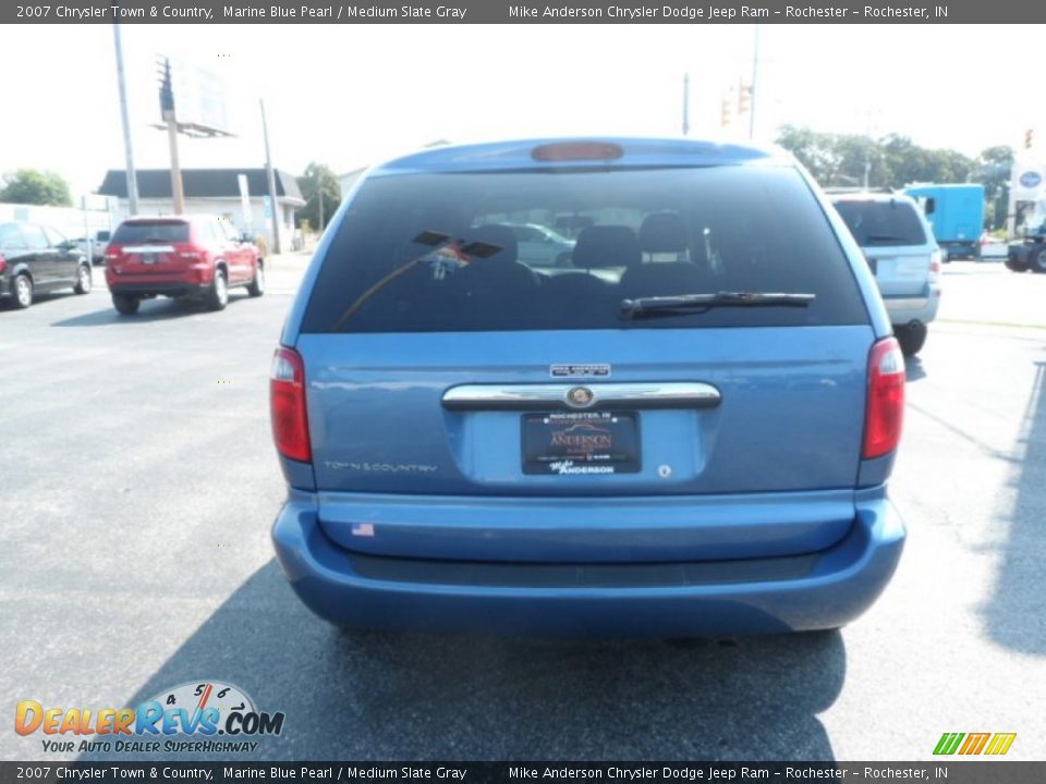 2007 Chrysler Town & Country Marine Blue Pearl / Medium Slate Gray Photo #2