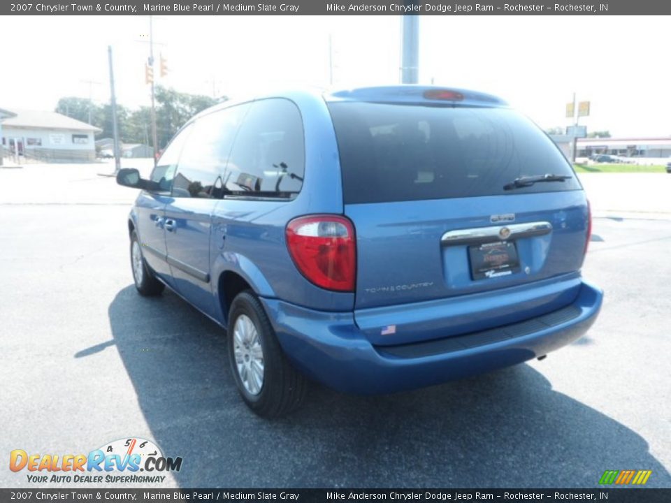 2007 Chrysler Town & Country Marine Blue Pearl / Medium Slate Gray Photo #3