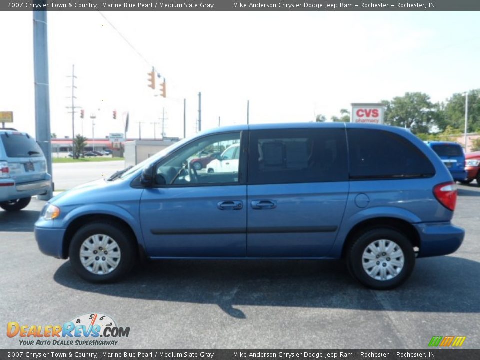 2007 Chrysler Town & Country Marine Blue Pearl / Medium Slate Gray Photo #4