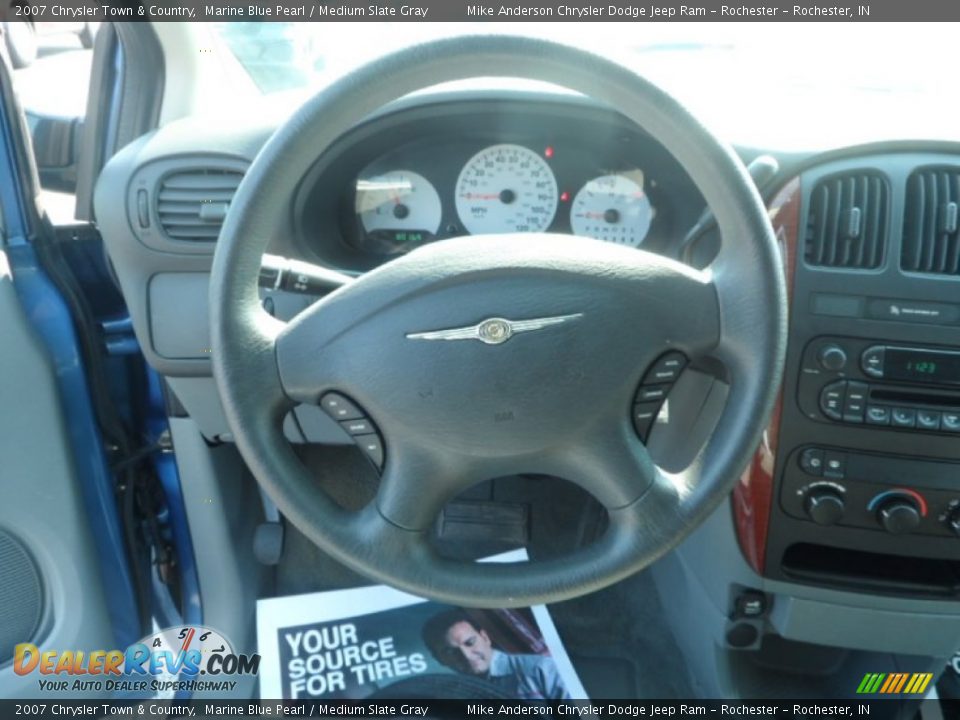 2007 Chrysler Town & Country Marine Blue Pearl / Medium Slate Gray Photo #8