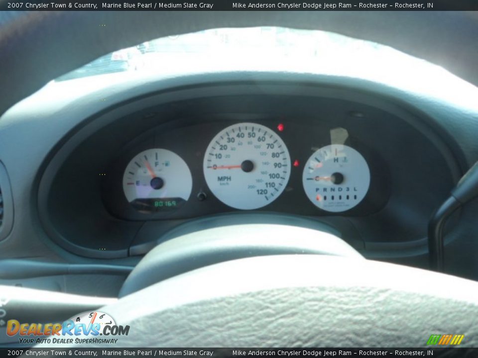 2007 Chrysler Town & Country Marine Blue Pearl / Medium Slate Gray Photo #9