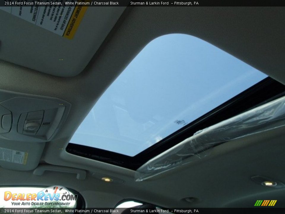 Sunroof of 2014 Ford Focus Titanium Sedan Photo #10