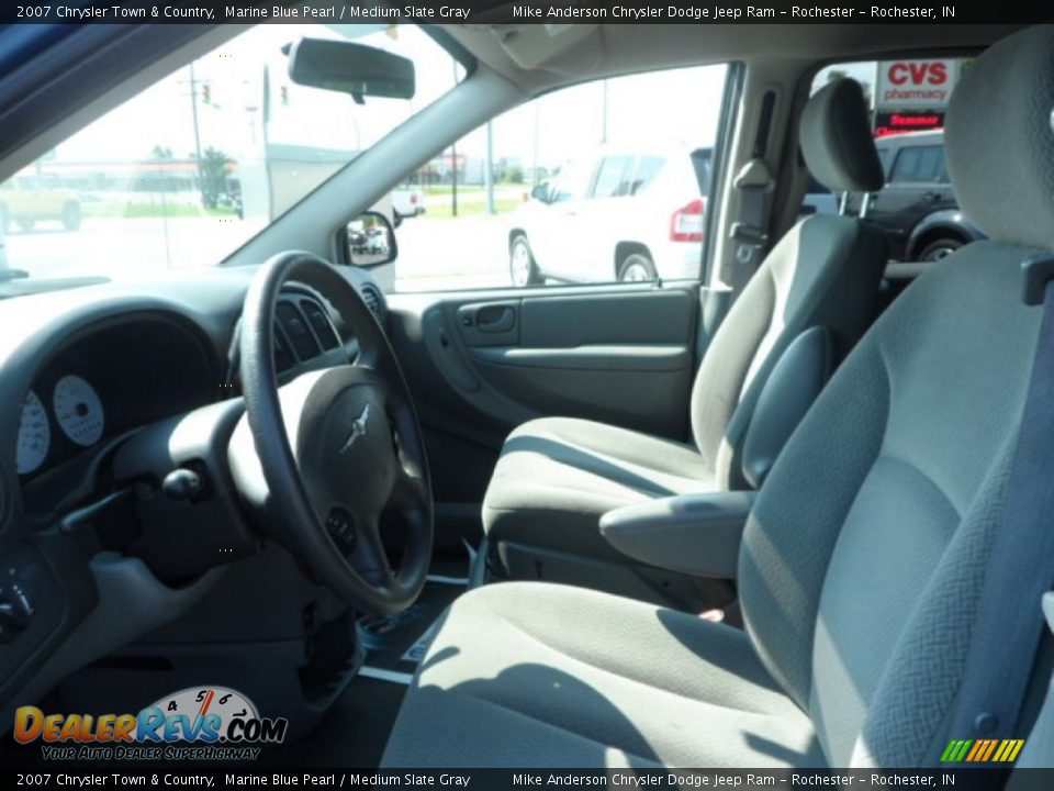 2007 Chrysler Town & Country Marine Blue Pearl / Medium Slate Gray Photo #13