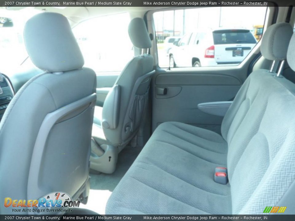 2007 Chrysler Town & Country Marine Blue Pearl / Medium Slate Gray Photo #16