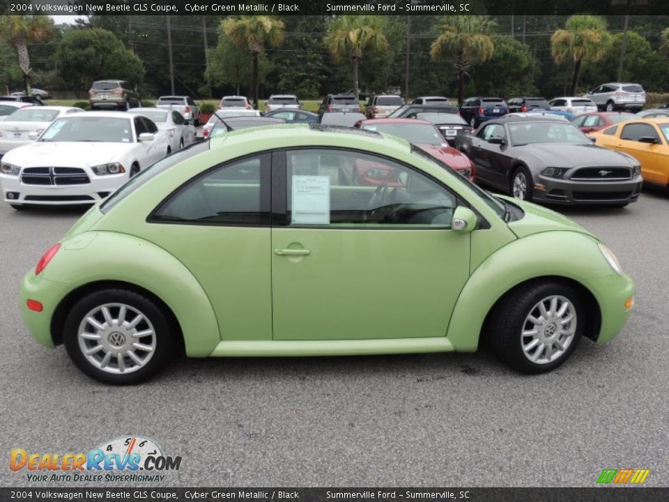 2004 Volkswagen New Beetle GLS Coupe Cyber Green Metallic / Black Photo #7