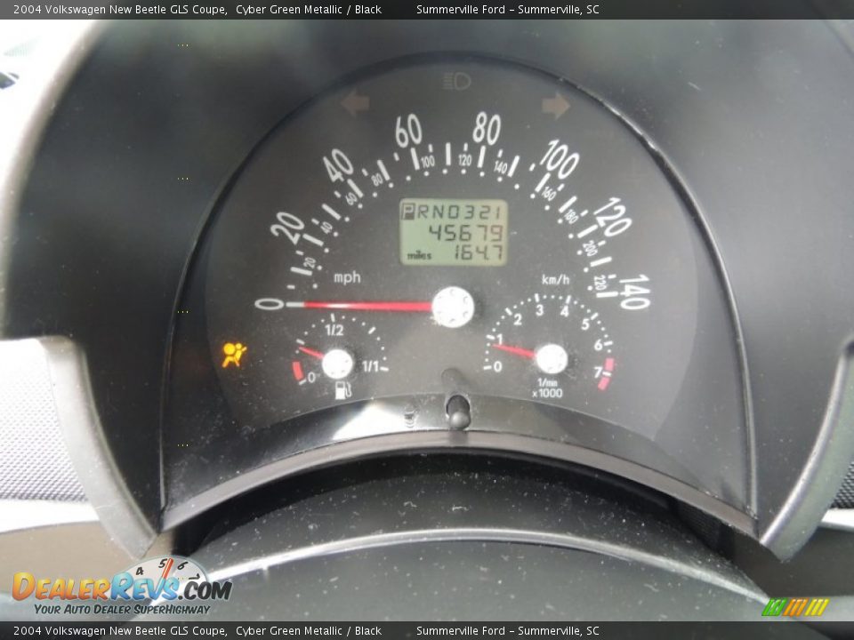 2004 Volkswagen New Beetle GLS Coupe Cyber Green Metallic / Black Photo #20