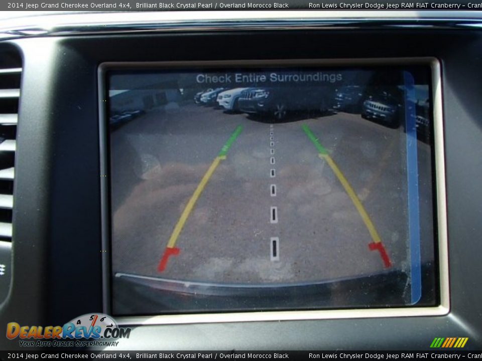 2014 Jeep Grand Cherokee Overland 4x4 Brilliant Black Crystal Pearl / Overland Morocco Black Photo #17