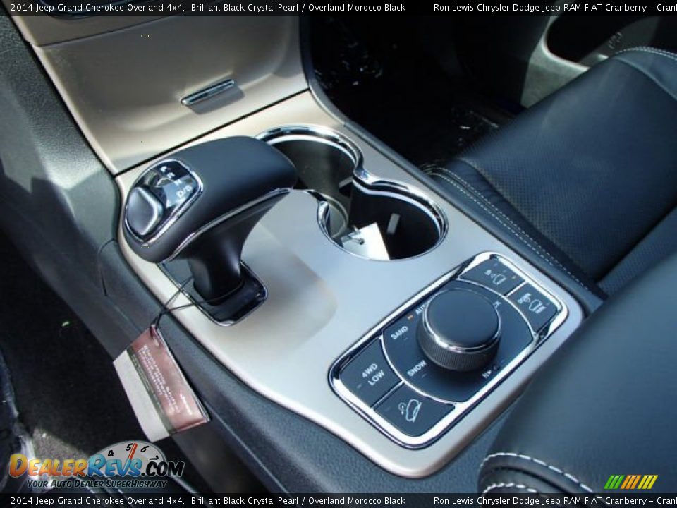 2014 Jeep Grand Cherokee Overland 4x4 Brilliant Black Crystal Pearl / Overland Morocco Black Photo #18