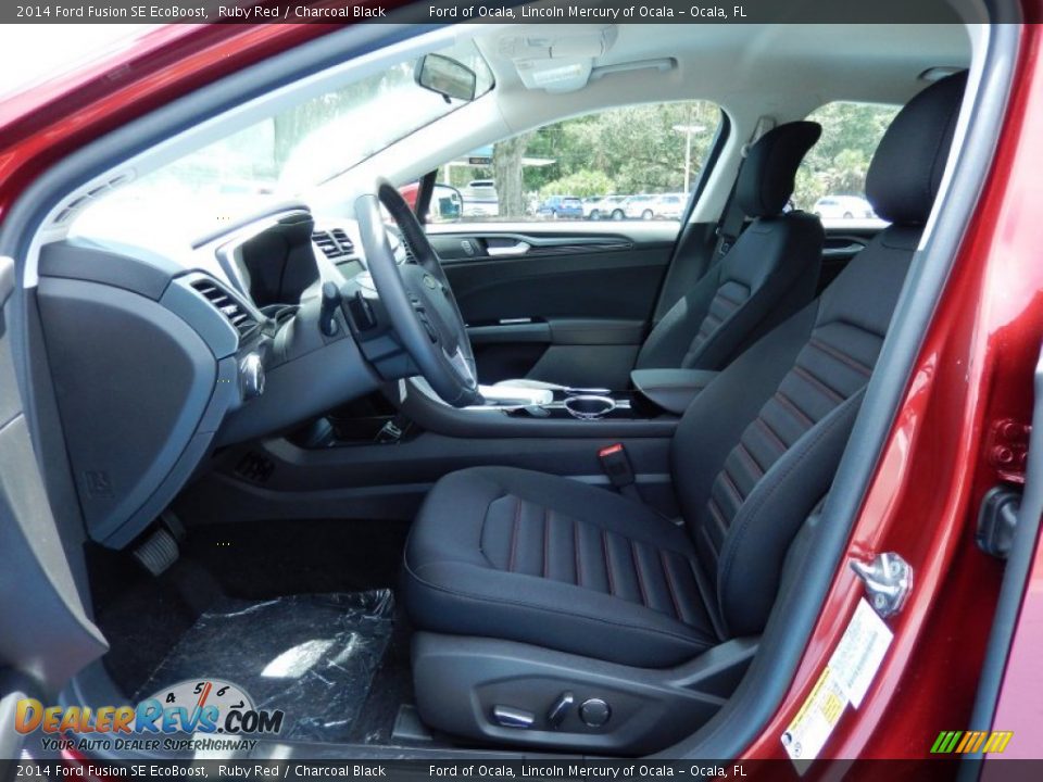 Front Seat of 2014 Ford Fusion SE EcoBoost Photo #6