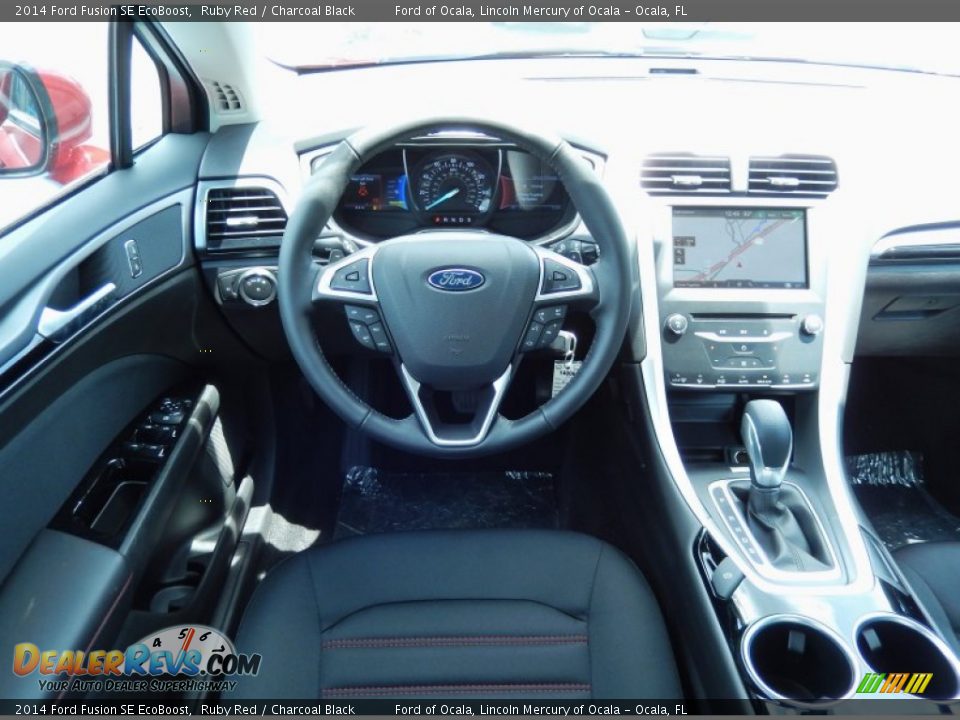 Dashboard of 2014 Ford Fusion SE EcoBoost Photo #8