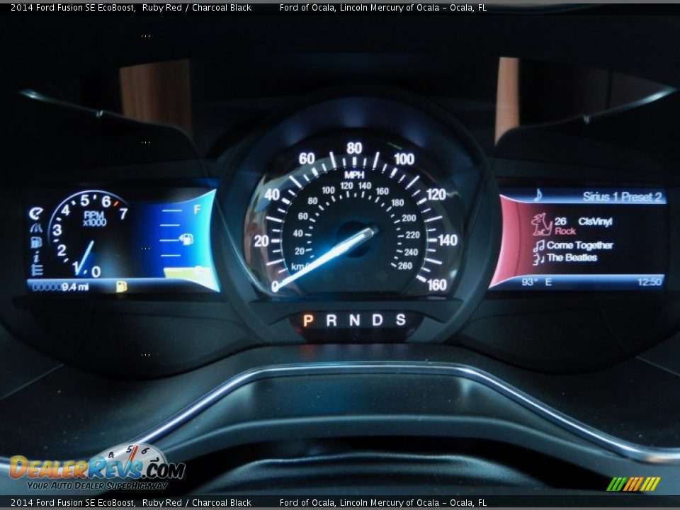 2014 Ford Fusion SE EcoBoost Gauges Photo #9