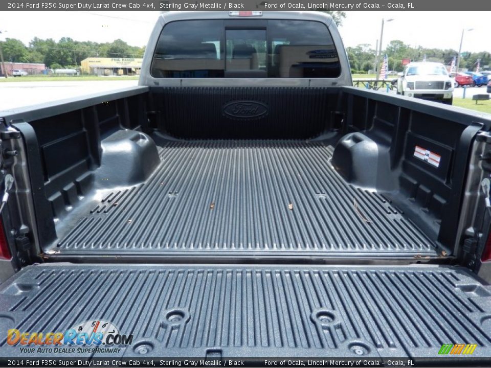 2014 Ford F350 Super Duty Lariat Crew Cab 4x4 Sterling Gray Metallic / Black Photo #4