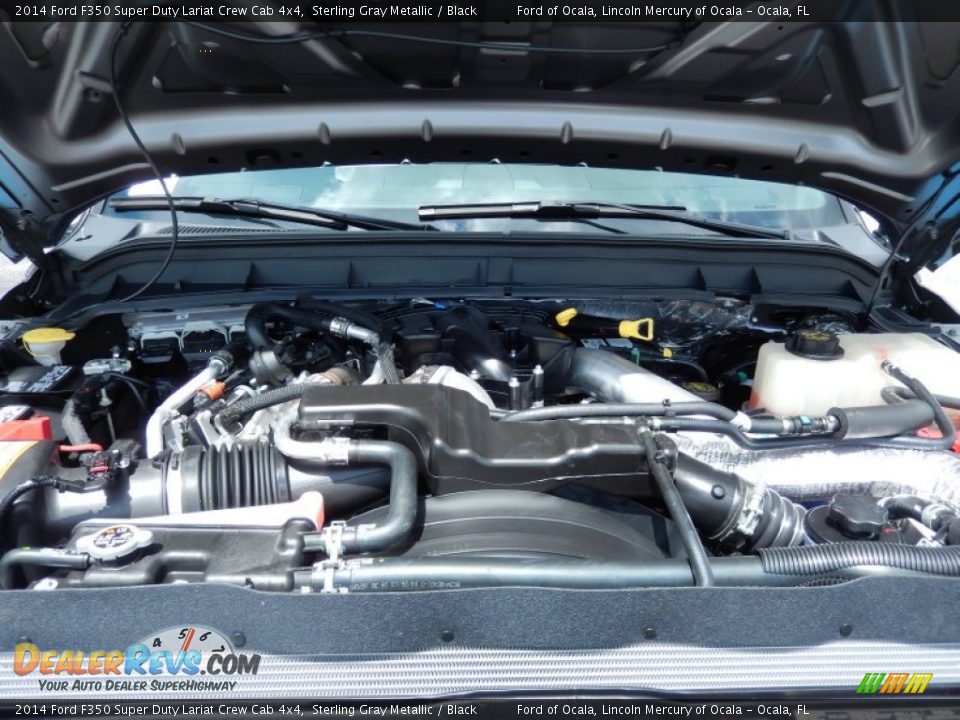 2014 Ford F350 Super Duty Lariat Crew Cab 4x4 6.7 Liter OHV 32-Valve B20 Power Stroke Turbo-Diesel V8 Engine Photo #11