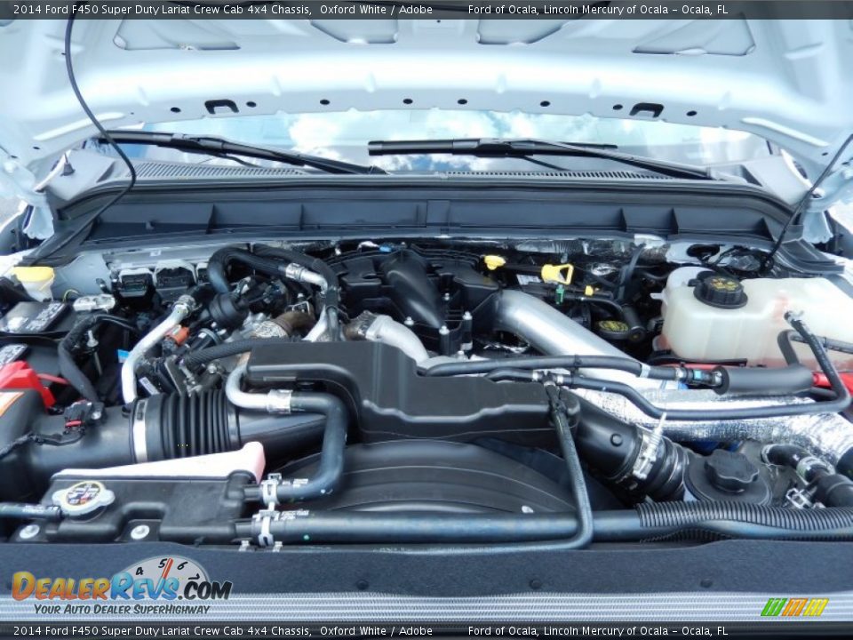 2014 Ford F450 Super Duty Lariat Crew Cab 4x4 Chassis 6.7 Liter OHV 32-Valve B20 Power Stroke Turbo-Diesel V8 Engine Photo #11