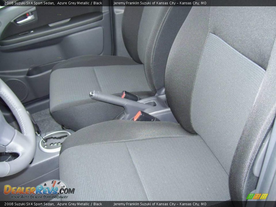 2008 Suzuki SX4 Sport Sedan Azure Grey Metallic / Black Photo #7
