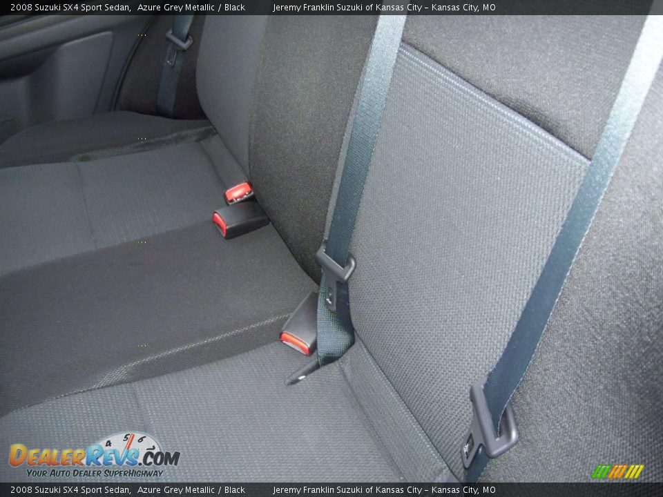 2008 Suzuki SX4 Sport Sedan Azure Grey Metallic / Black Photo #8