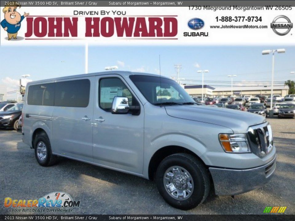 2013 Nissan NV 3500 HD SV Brilliant Silver / Gray Photo #1