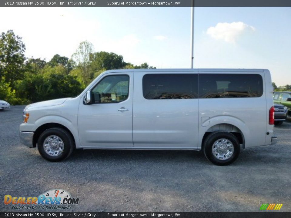 Brilliant Silver 2013 Nissan NV 3500 HD SV Photo #4