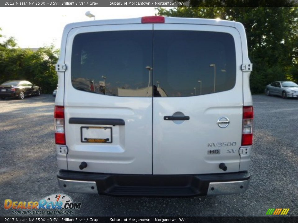 2013 Nissan NV 3500 HD SV Brilliant Silver / Gray Photo #6