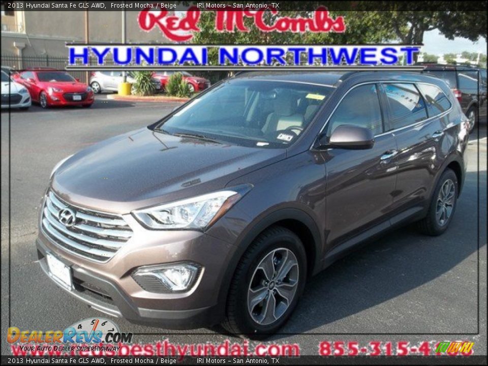 2013 Hyundai Santa Fe GLS AWD Frosted Mocha / Beige Photo #1