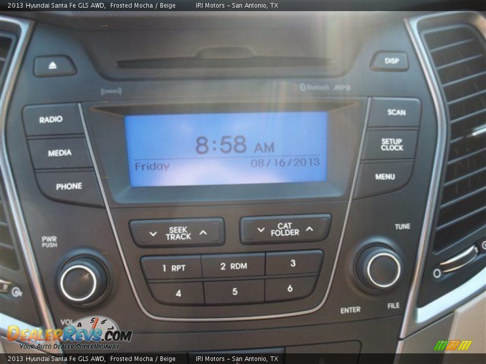 2013 Hyundai Santa Fe GLS AWD Frosted Mocha / Beige Photo #28