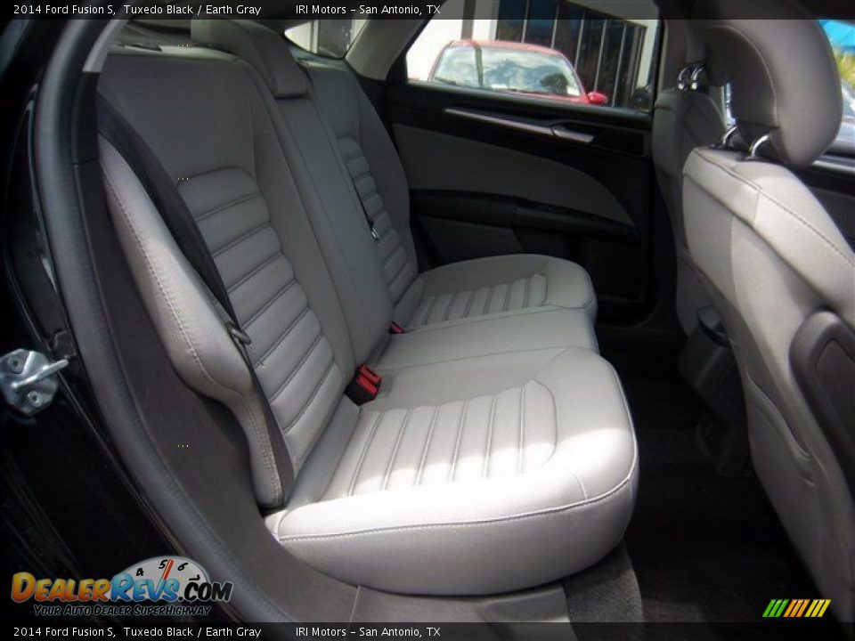 Rear Seat of 2014 Ford Fusion S Photo #10