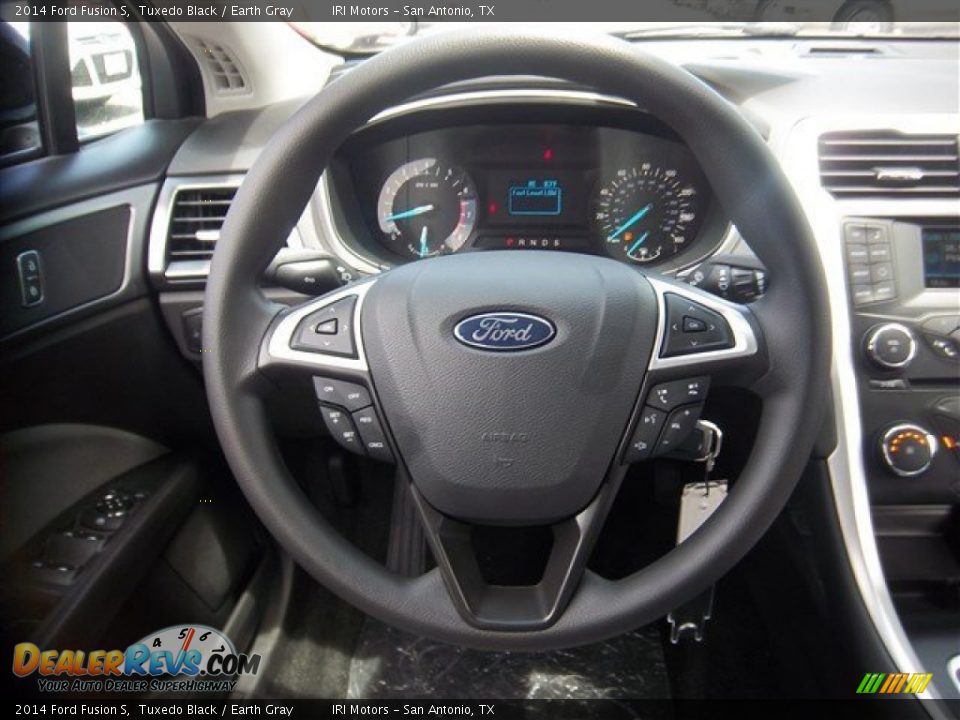 2014 Ford Fusion S Steering Wheel Photo 12
