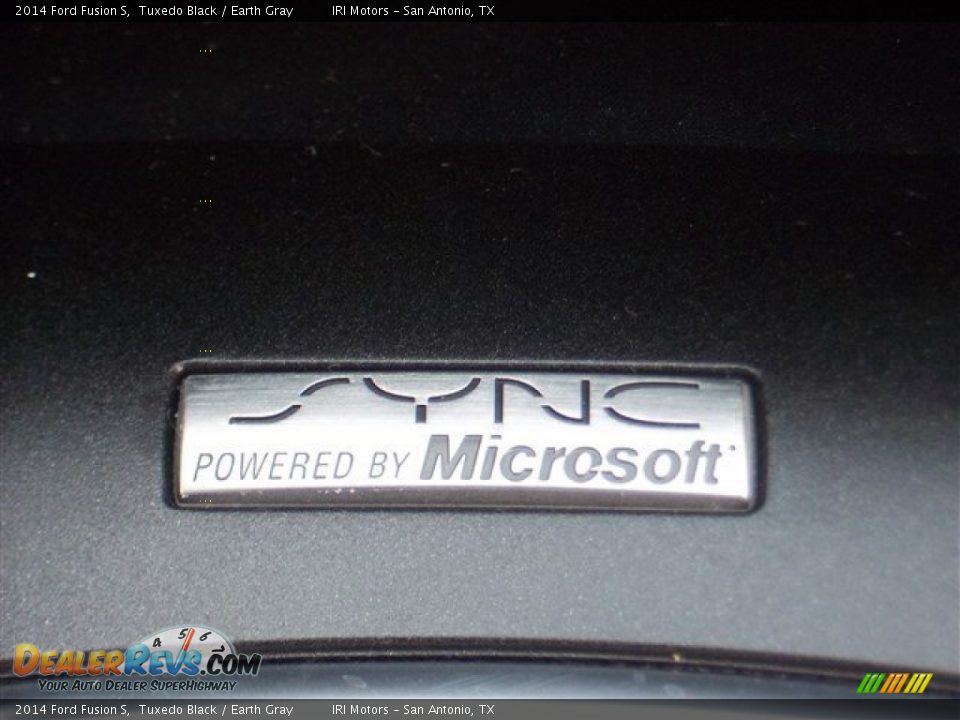 2014 Ford Fusion S Tuxedo Black / Earth Gray Photo #21