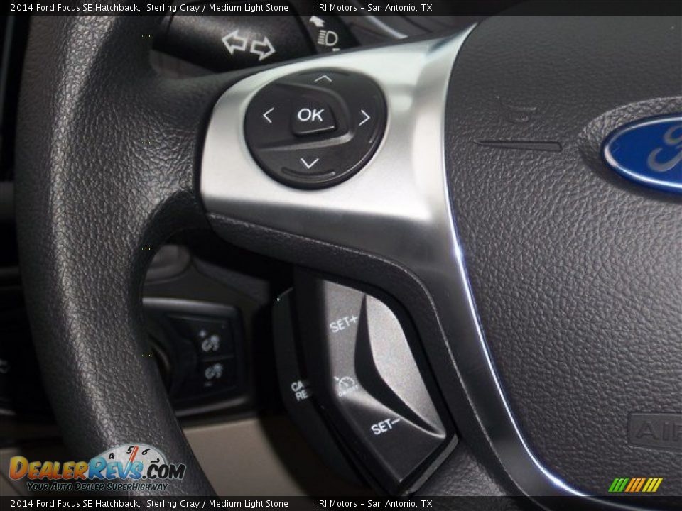 2014 Ford Focus SE Hatchback Sterling Gray / Medium Light Stone Photo #15