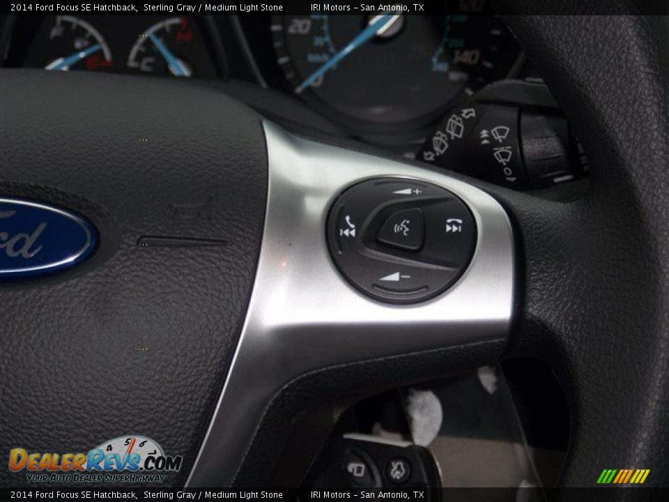 2014 Ford Focus SE Hatchback Sterling Gray / Medium Light Stone Photo #16