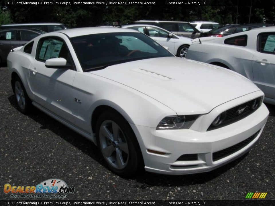 Front 3/4 View of 2013 Ford Mustang GT Premium Coupe Photo #1
