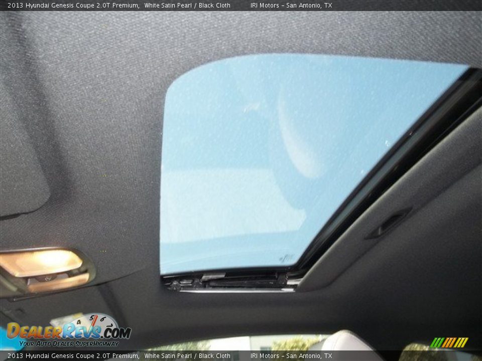 2013 Hyundai Genesis Coupe 2.0T Premium White Satin Pearl / Black Cloth Photo #6