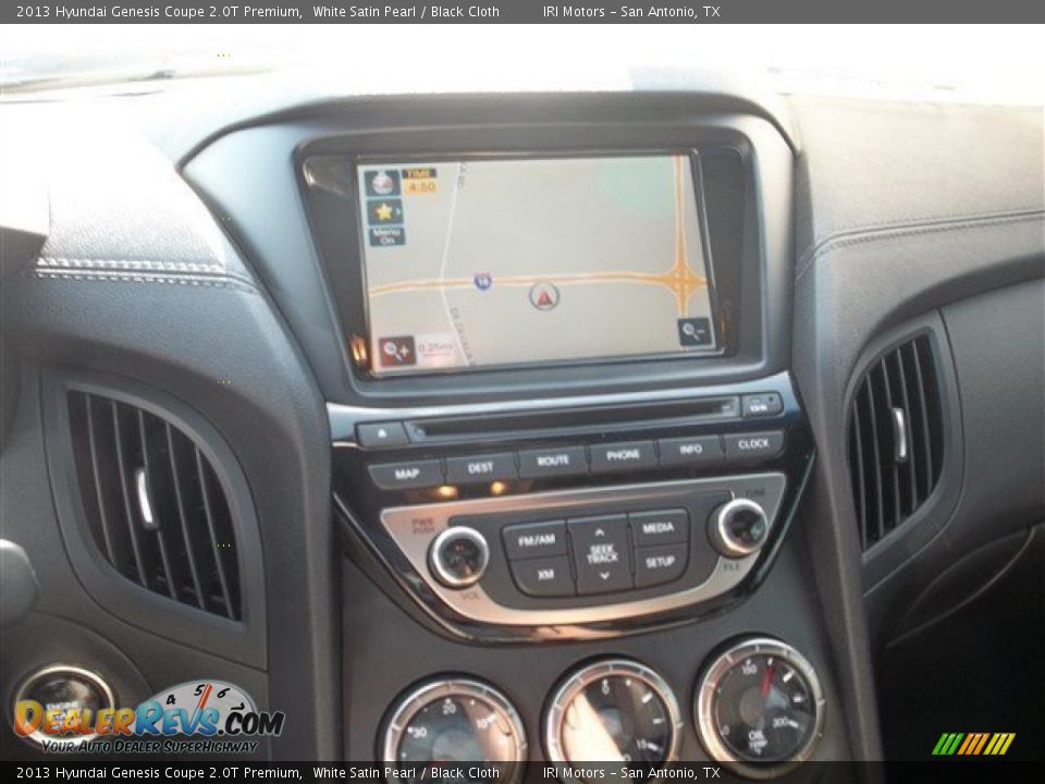 2013 Hyundai Genesis Coupe 2.0T Premium White Satin Pearl / Black Cloth Photo #7