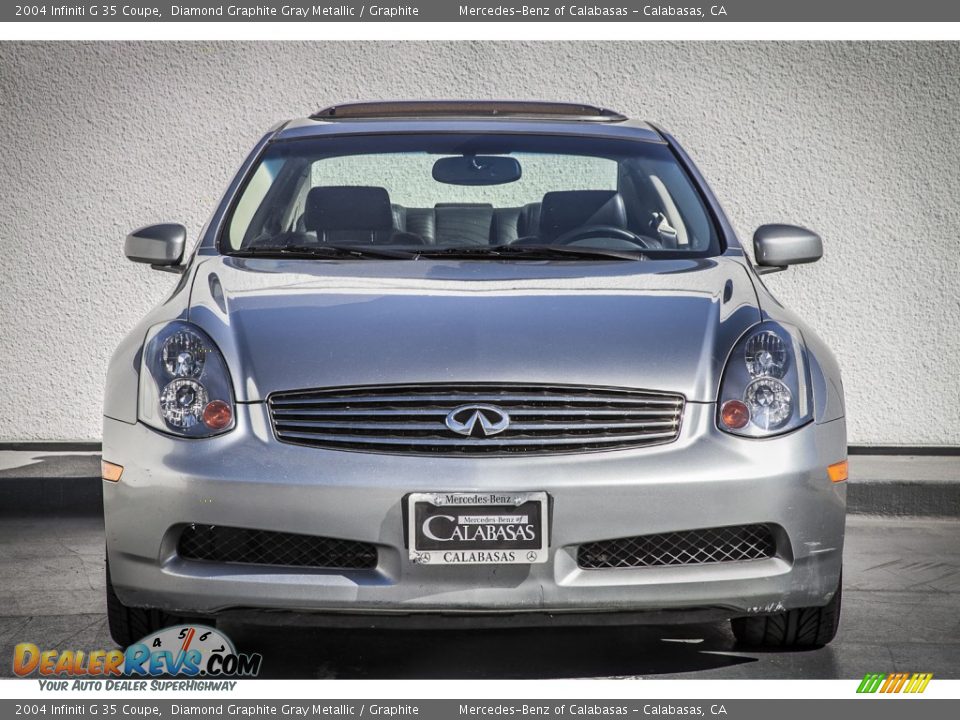 2004 Infiniti G 35 Coupe Diamond Graphite Gray Metallic / Graphite Photo #2