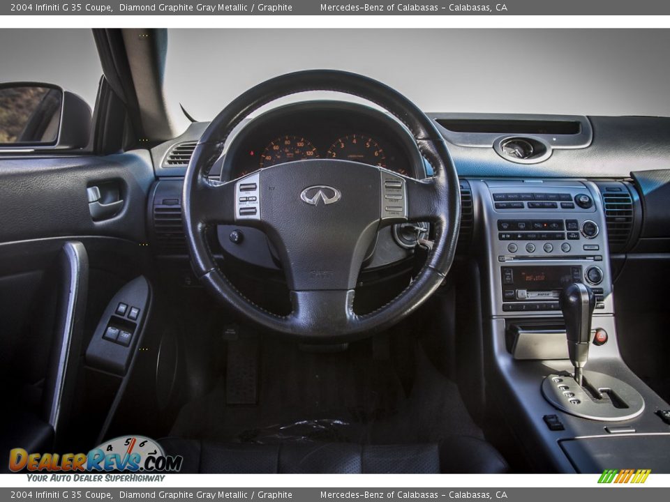2004 Infiniti G 35 Coupe Diamond Graphite Gray Metallic / Graphite Photo #4
