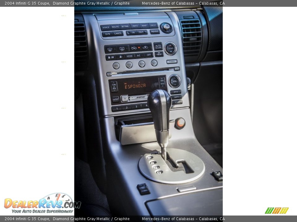 2004 Infiniti G 35 Coupe Diamond Graphite Gray Metallic / Graphite Photo #5
