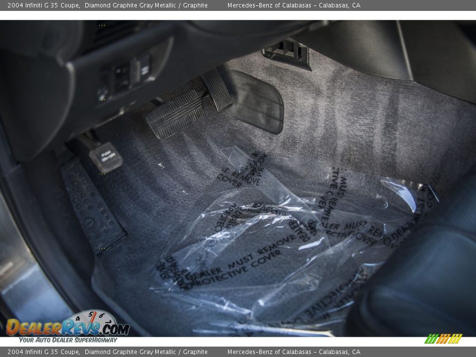 2004 Infiniti G 35 Coupe Diamond Graphite Gray Metallic / Graphite Photo #6