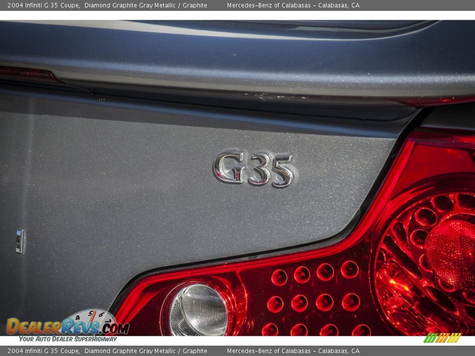 2004 Infiniti G 35 Coupe Diamond Graphite Gray Metallic / Graphite Photo #7