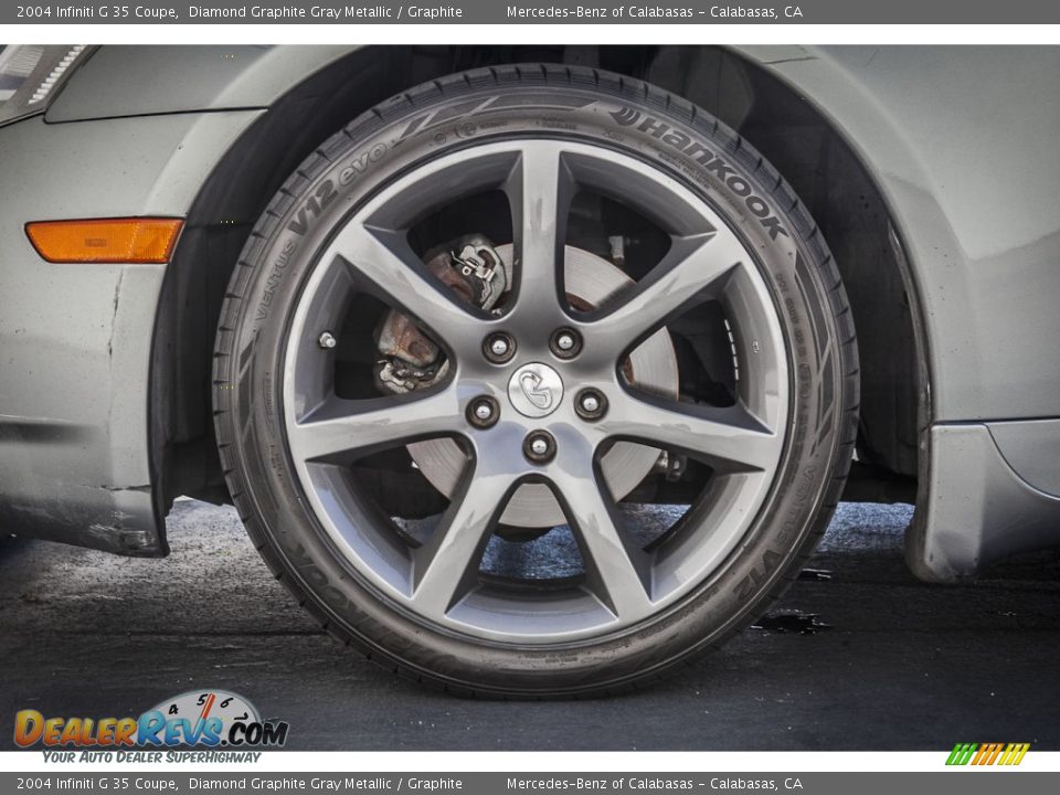 2004 Infiniti G 35 Coupe Diamond Graphite Gray Metallic / Graphite Photo #8