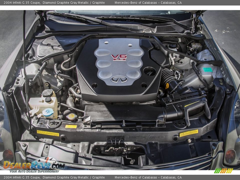 2004 Infiniti G 35 Coupe Diamond Graphite Gray Metallic / Graphite Photo #9