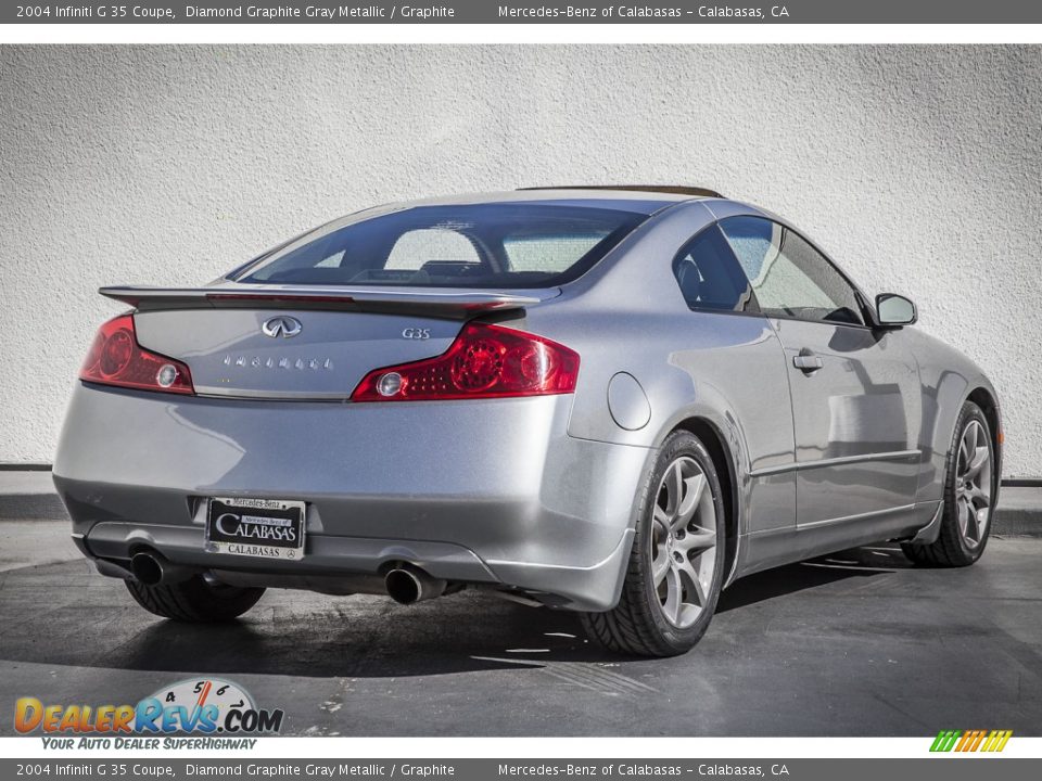 2004 Infiniti G 35 Coupe Diamond Graphite Gray Metallic / Graphite Photo #13