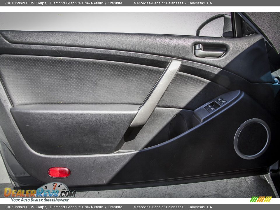 2004 Infiniti G 35 Coupe Diamond Graphite Gray Metallic / Graphite Photo #18