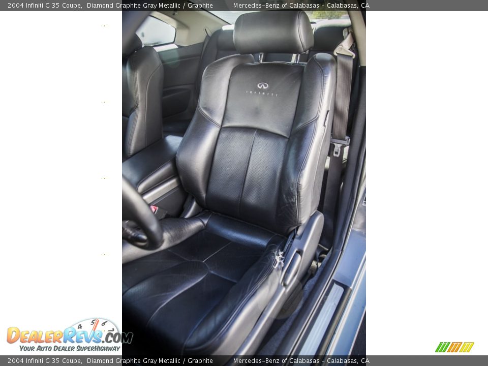 2004 Infiniti G 35 Coupe Diamond Graphite Gray Metallic / Graphite Photo #20