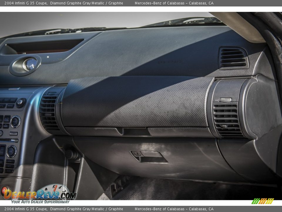 2004 Infiniti G 35 Coupe Diamond Graphite Gray Metallic / Graphite Photo #21