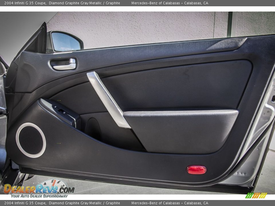 2004 Infiniti G 35 Coupe Diamond Graphite Gray Metallic / Graphite Photo #23
