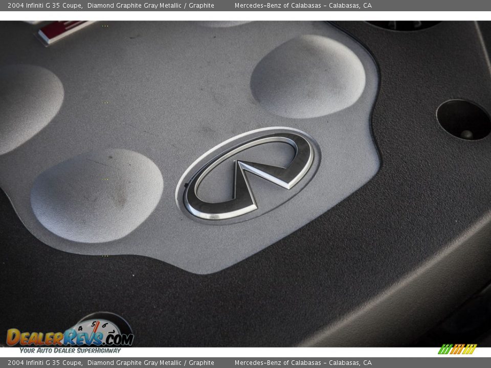 2004 Infiniti G 35 Coupe Diamond Graphite Gray Metallic / Graphite Photo #25