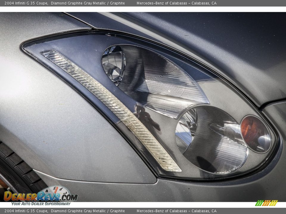 2004 Infiniti G 35 Coupe Diamond Graphite Gray Metallic / Graphite Photo #26